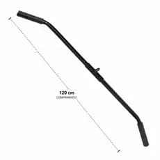 Puxador Costas Barra Pulley 1,20 Mt Profissional peso Academia