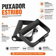 Par de Puxador Estribo com Giro Crossover Academia
