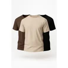 Kit 3 Camisetas 100% Algodão Fio 30.1 Camisa Blusa Oferta