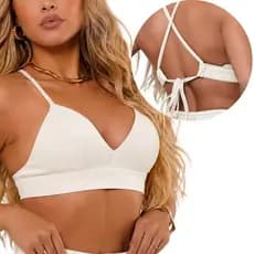 Cropped Top Jeans Lycra Regulavel Ajustavel Feminina Respiravel.