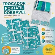 Kit com 5 trocadores de bebê portátil para o seu Bebê conforto
