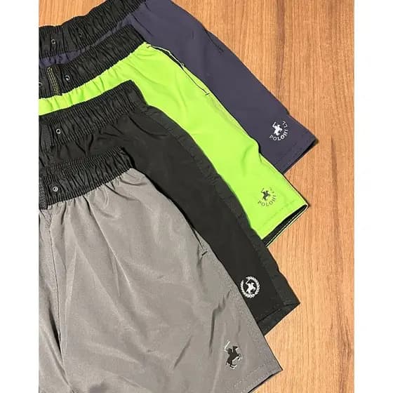 Short tactel tecnológico com elastano premium
