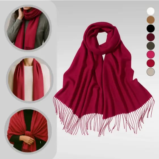 Cachecol Lenço Echarpe Pashmina Xale Feminino Várias Cores
