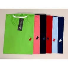 Kit 4 Camisetas Masculinas de Malha Algodão Básicas Camisas Premium