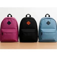 Mochila Casual Diversas Cores Escolar Trabalho