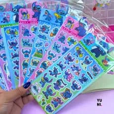 Adesivos Holográficos Stitch - Papelaria Fofa - Adesivo Stich Disney