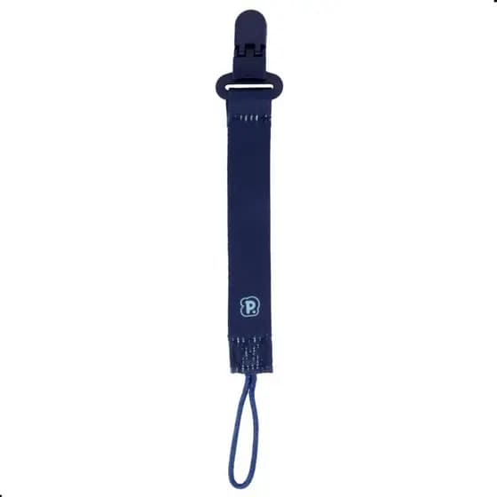 Prendedor de Chupeta Liso 14cm Pimpolho Cor:Azul Marinho