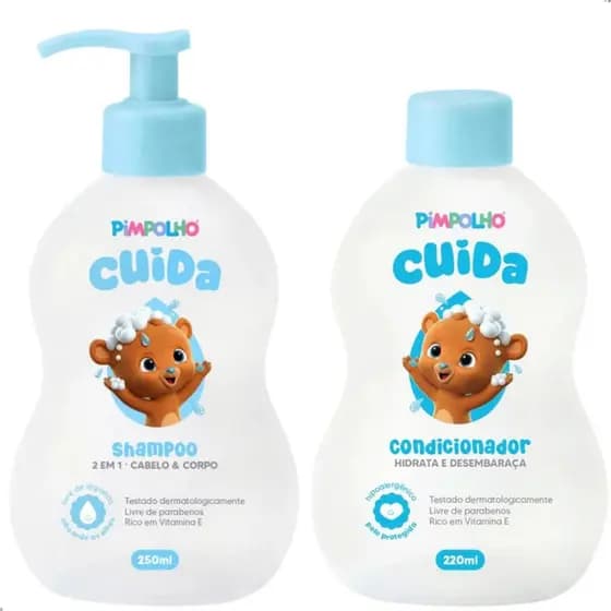 Kit Shampoo + Condicionador Vitamina E Pimpolho