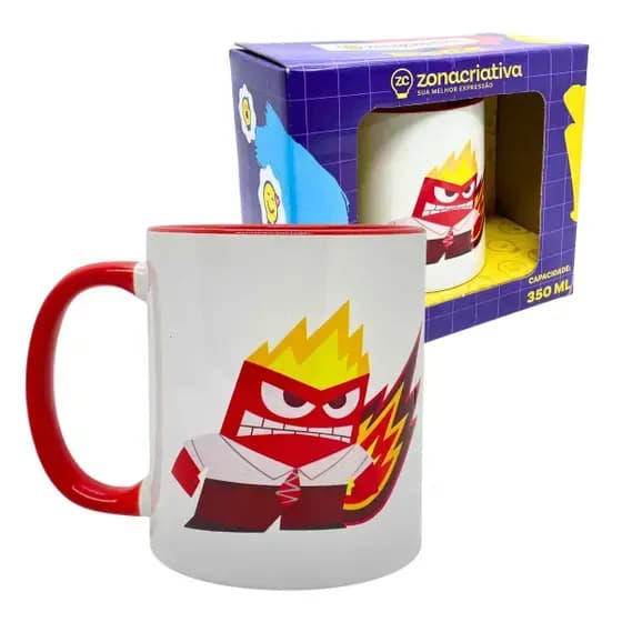 CANECA POP RAIVA DIVERTIDAMENTE - DISNEY