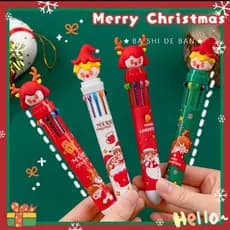3 Pcs 10 Cores Conjunto De Canetas De Gel Para O Natal - Papelaria