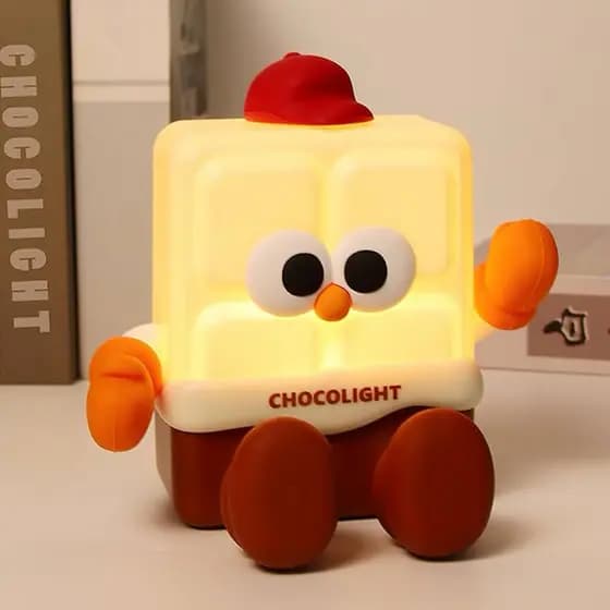 Luminária Decorativa Criativa LED – Abajur Infantil, Quarto, Presente, Luz Noturna USB Recarga