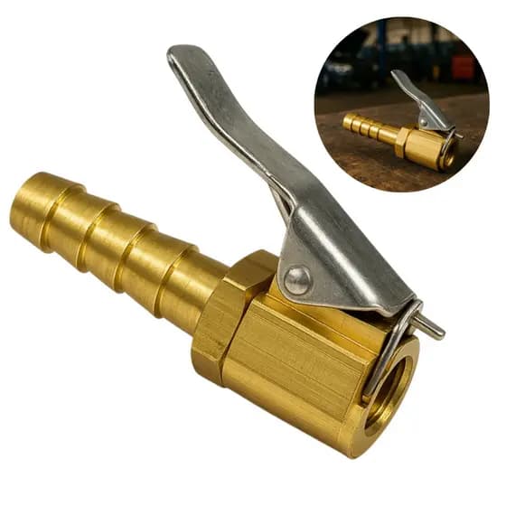 Bico Inflador Presilha Calibrar Encher Pneus Profissional
