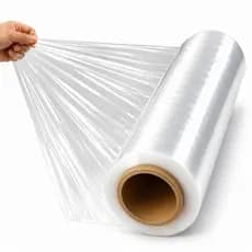 Plastico Filme Stretch Transparente 200m Bobina PVC para Embalagem e Mudanca