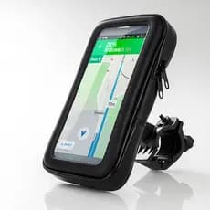 Suporte de Celular Moto Antifurto Á Prova Dágua 360° Articulado Antiqueda Universal Bike Zíper