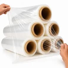 Kit 3 Bobinas Plastico Filme Stretch Transparente 600m PVC Embalagem Industrial