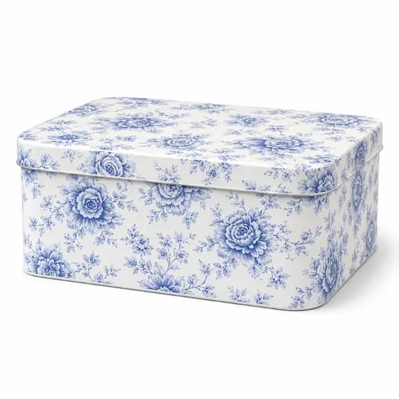 Caixa De Presente Grande Cartonada Rigida Floral Com Tampa Organizadora Premium 33x23x12cm