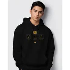 Moletom VIP Blusa de Frio com Capuz Street Wear Felpado