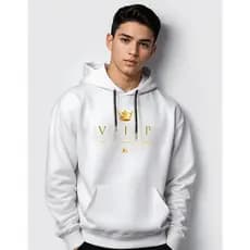 Moletom VIP Blusa de Frio com Capuz Manfinity Street Wear Felpado