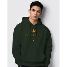 Blusa de Frio Moletom VIP com Capuz Manfinity Street WearFelpado