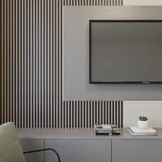 Kit 100 Placas Ripados Revestimentos Painel Decorativo MDF 45x10cm - ENVIO IMEDIATO