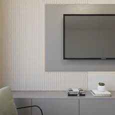 Kit 200 Placas Ripados Revestimentos Painel Decorativo MDF 45x10cm - ENVIO IMEDIATO