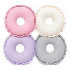 Kit 4 Rosquinhas De Amamentação Algodão Antialérgica Lavável