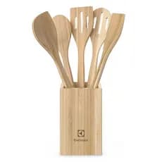 Conjunto de Utensílios Kit de Bambu de 06 Peças Electrolux