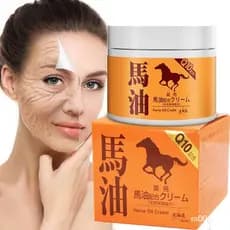Creme hidratante com óleo de cavalo, removedor de rugas faciais, pele mais firme, lifting anti-envelhecimento, remove li