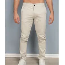 Calças Sarja Masculina Alfaiataria Esporte Fino Bolso Faca Bolso Embutido