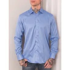 Camisa Social Manga Longa Slim Fit De Algodão Congresso Assembleia Reunião