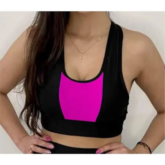 KIT 3 TO sortidos!FITNNES de Suplex Feminino Costas Nadador