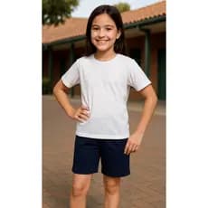 Bermuda Ciclista Infantil do 4 ao 16 Ótima Qualidade Shorts Feminina Lisa Ciclista Suplex Escolar