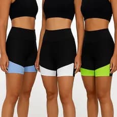 kit 3 peças sortidas Bermuda Shopee Levanta Bumbum 10816