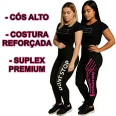 kit 2 legging slki sem opçeos de escolher estampas leg estampada perna lateral