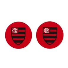 Jg. 2 Porta Copos PVC 10cm - Flamengo