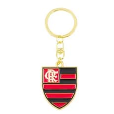 Chaveiro Metal Brasão Dourado - Flamengo