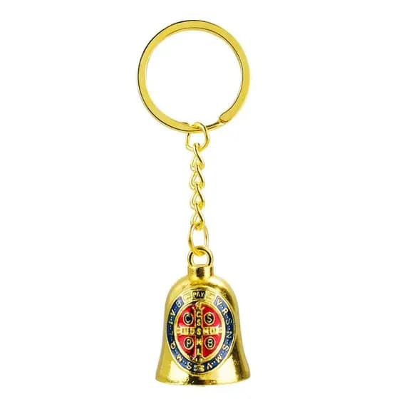 Chaveiro Sino  Medalhão São Bento 3cm