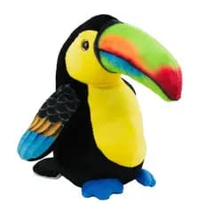 Tucano de Pelúcia Antialérgico Decoração Quarto Animais Safari Urso