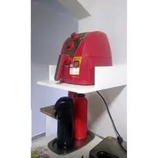 Prateleira Para Air Fryer Nicho MDF Branco Para Panela Elétrica | Forninho  | Grill  40L x 40P x 11A