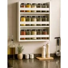 Prateleira Multiuso de Parede e Chão – Infantil Brinquedos ou Cozinha Temperos | 60x50cm – Madeira MDF Premium