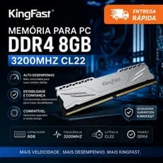 [COM DISSIPADOR] Memória Desktop Pc DDR4 8GB 3200MHZ CL 22 1.35V
