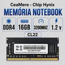 Memória Notebook DDR4 8GB 16GB 3200MHz
