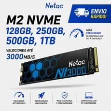 NVME M2 128GB 256GB 512GB 1TB 3.0 NETAC 2280 2400 3000mbps