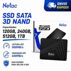 SSD SATA 120GB 240GB 512GB 1TB 2TB 4TB NETAC