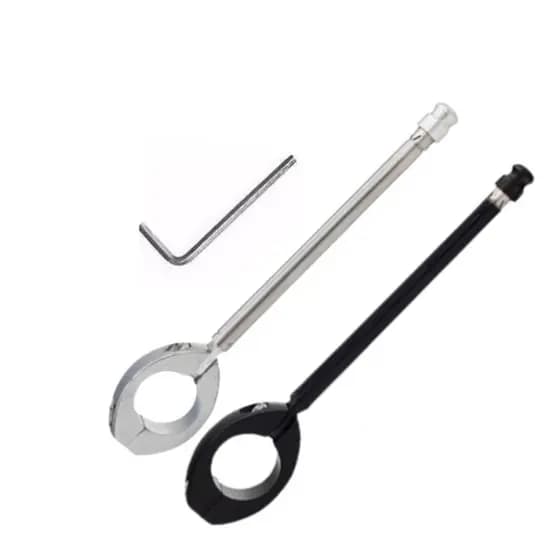 Antena Corta Pipa Moto Retrátil Anti Cerol Aço Inox Guidão