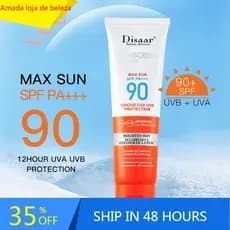 Protetor Solar Fps 90 Branqueador UV De Longa Duração Creme Hidratante 50ml
