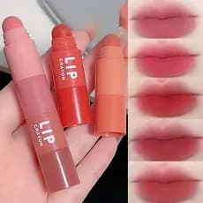 Conjunto De Batom Brilho Labial 4 Cores Em 1 Kit De Caneta Veludo Mate Lipliner À Prova D'água Maquiagem Duradoura E Não Desbotante Cosméticos
