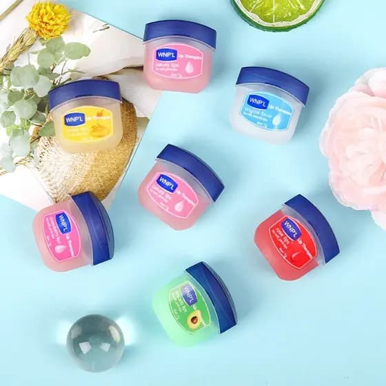 1PCS Batom Natural Vegetal Base Hidratante Creme Anti-Rachaduras Cuidados Com Os Lábios Geléia Cor Maquiagem Brilho Labial