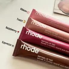 15 Cores Rhode Matizado Batom Gloss Gel Labial Para Hidratar Cuidados Com Os Lábios , Vidro Dudu Colorido Bálsamo Fita/T