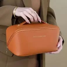Bolsa feminina organizador  necessaire de maquiagem e cosméticos para viagem, grande capacidade
